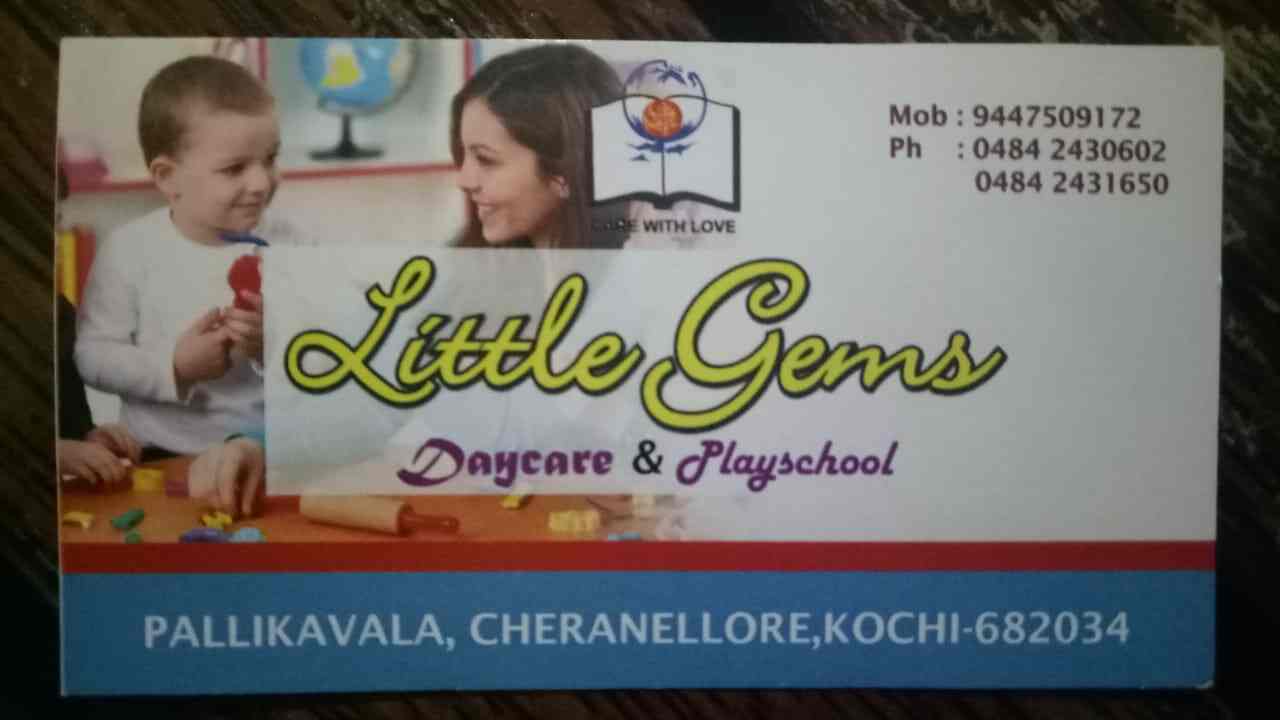 Little Gems - Play school in cheranalloor, Day care in cheranalloor, Prescool in cheranalloor