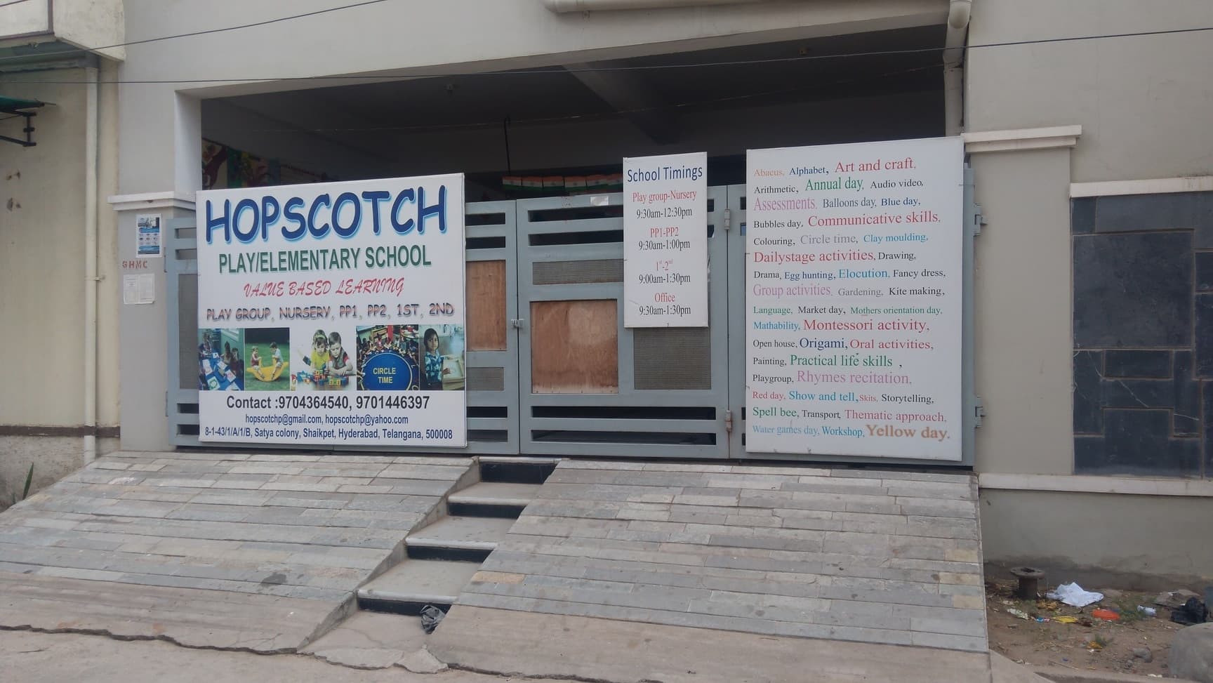 Hopscotch Play Pre School campus